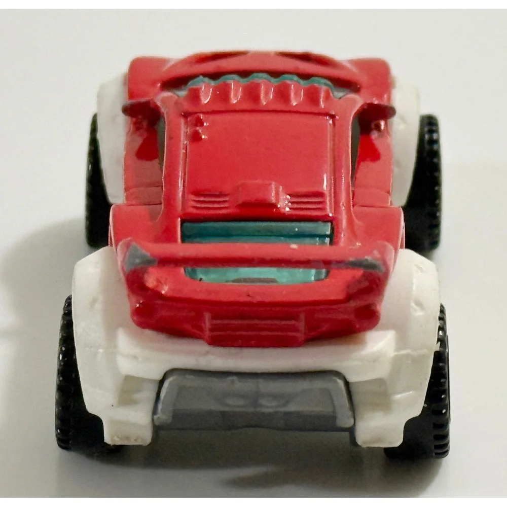 Matchbox Terrain Trouncer Kids 1:64 Red White Off-Road Rally Diecast Car MB863